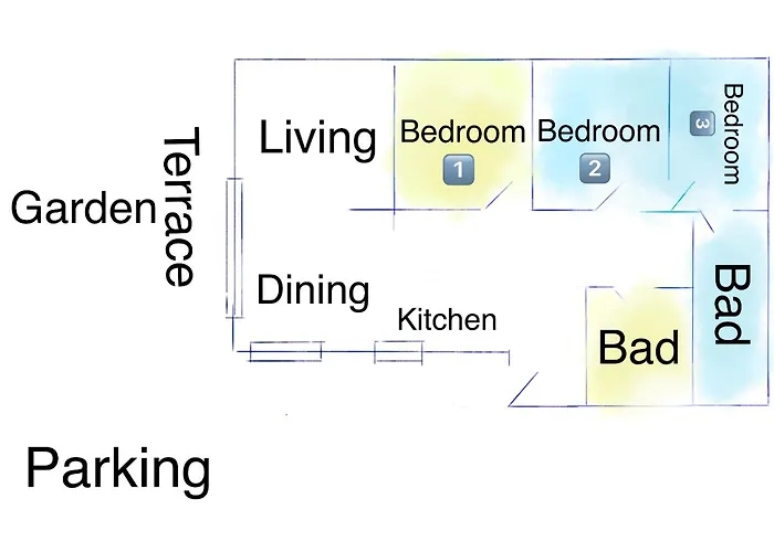 Feriehus Berlin Bound Retreat 3 Bedrooms *